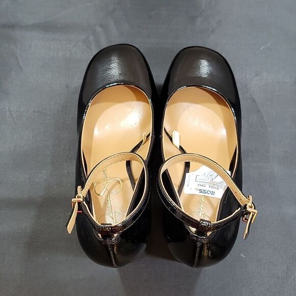 BRAND JESSICA SIMPSON WOMEN'S SIANTAR PATENT EMBOSSED PLATFORM HEELS - Picture 7 of 16